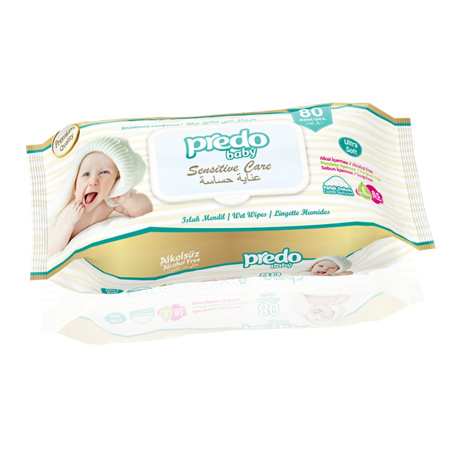 مناديل مبللة للأطفال Predo Baby – 80 قطعة